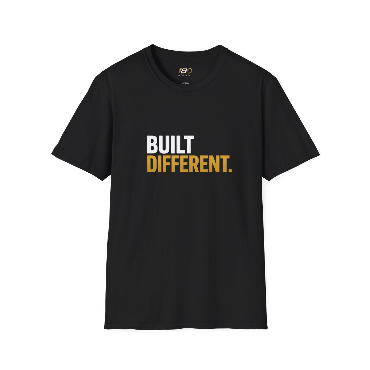 180 Elite Built Different black t-shirt